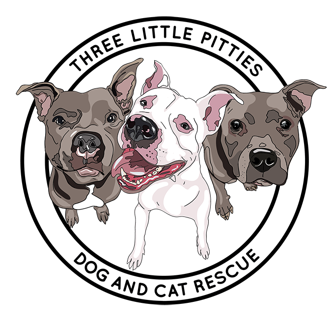 three little pitties logo three little pitties logo